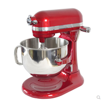 美国进口KitchenAid多功能自动家用厨师机理搅拌机 3.5quart鲜红色