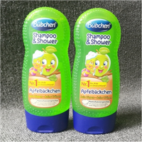 德国宝比珊Bubchen香甜果味 儿童洗发水沐浴露二合一230ml 