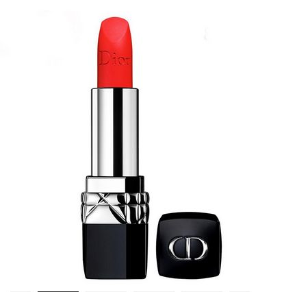 法国 Dior 迪奥 黑管口红#888#显白的正红 偏橘色