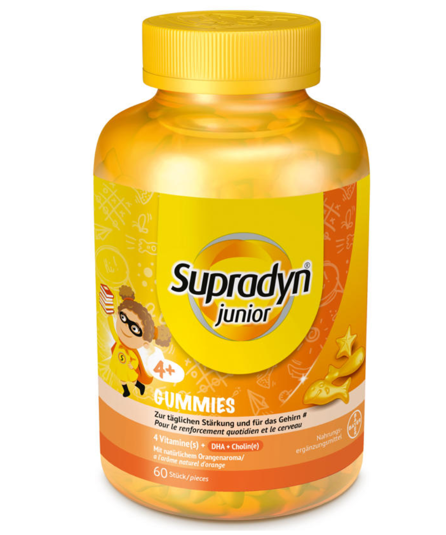瑞士supradyn鱼油维生素小鱼糖60粒
