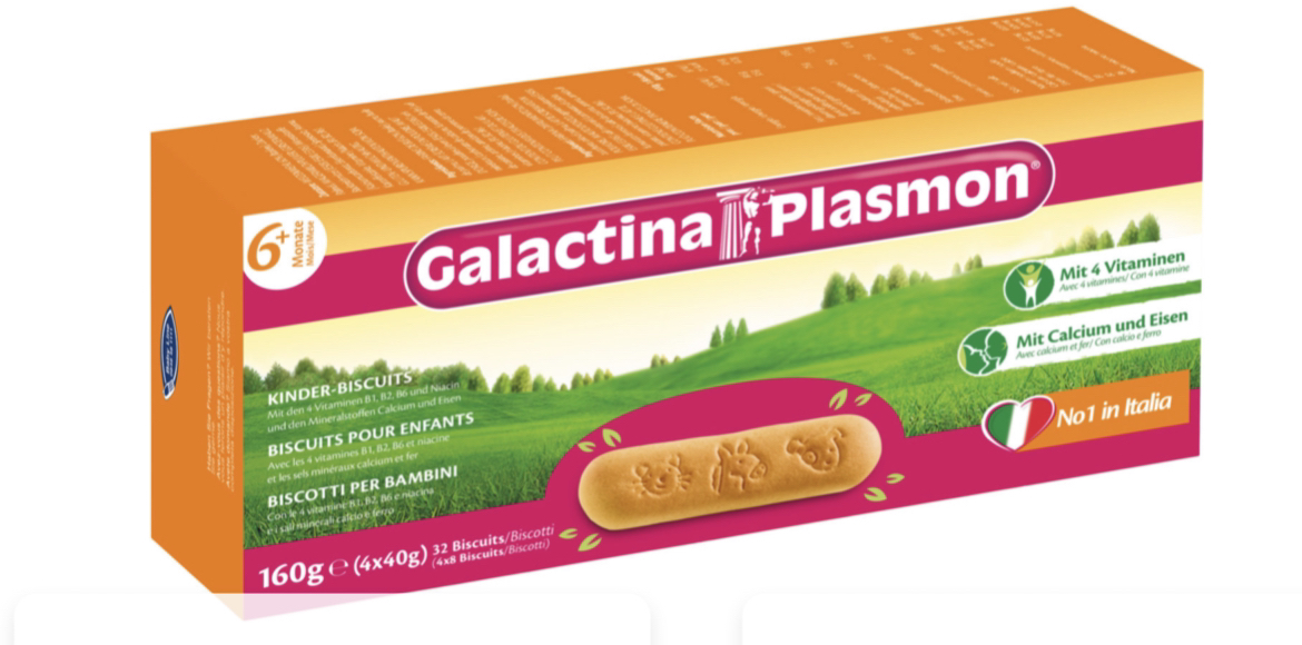 Galactina Plasmon手指饼160g