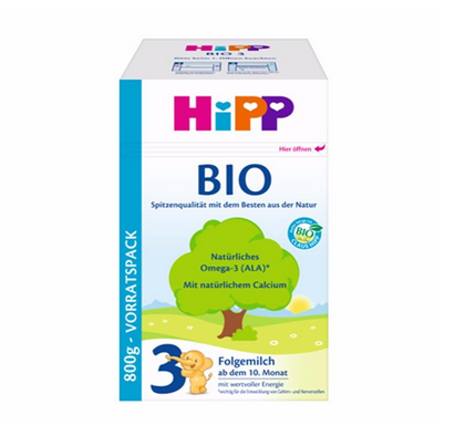 德国喜宝Hipp婴幼儿有机配方奶粉 3段 800g （10个月以上） 