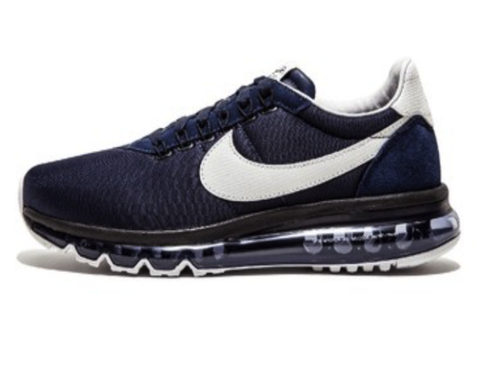 美国Nike耐克蓝色气垫跑鞋-美45.5码  