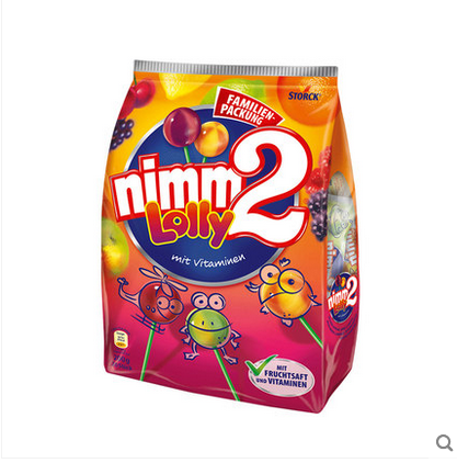 德国NIMM2棒棒糖200g/袋