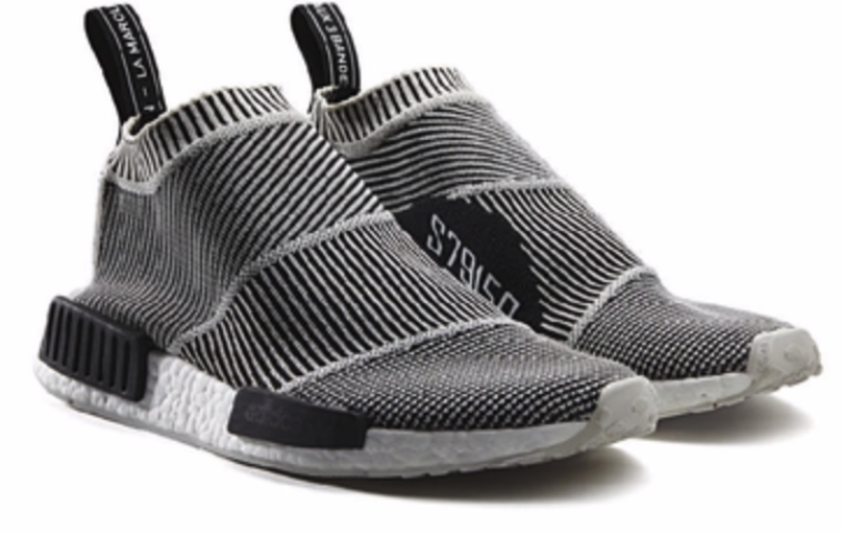 美国Adidas阿迪达斯灰黑色编织跑鞋-41码 