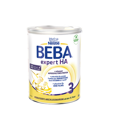 Nestlé雀巢BEBA EXPERT HA适度水解婴幼儿配方奶粉3段12个月-24个月800g/罐