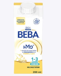 雀巢BEBA铂金版1-3岁婴幼儿配方液态奶粉水奶200ml*6/组