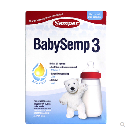 瑞典Semper婴儿配方奶粉3段800克/盒
