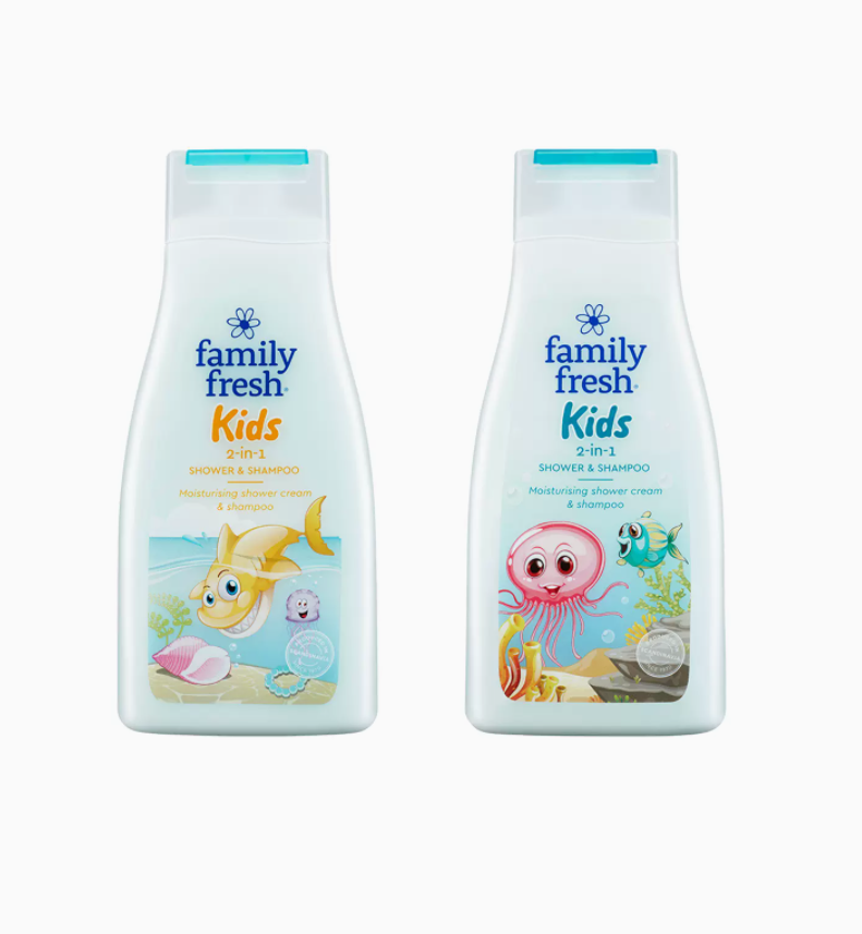 瑞典Family Fresh婴幼儿2合1沐浴露500毫升/瓶