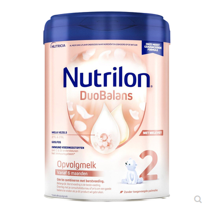 Nutrilon牛栏DuoBalans白金版婴幼儿配方奶粉2段800g/罐
