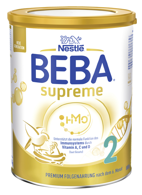 德国Nestle雀巢BEBA婴幼儿配方奶粉2段800g/罐